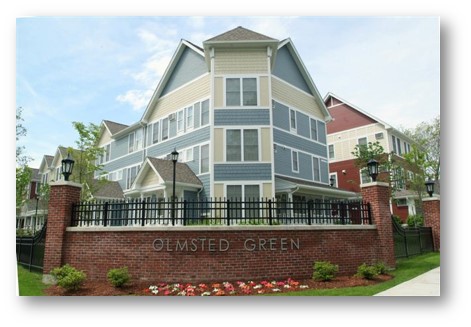 Photo of Olmsted Green housing development in Mattapan