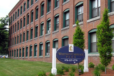 A photo of Whitney Carriage Park in Leominster, Mass.